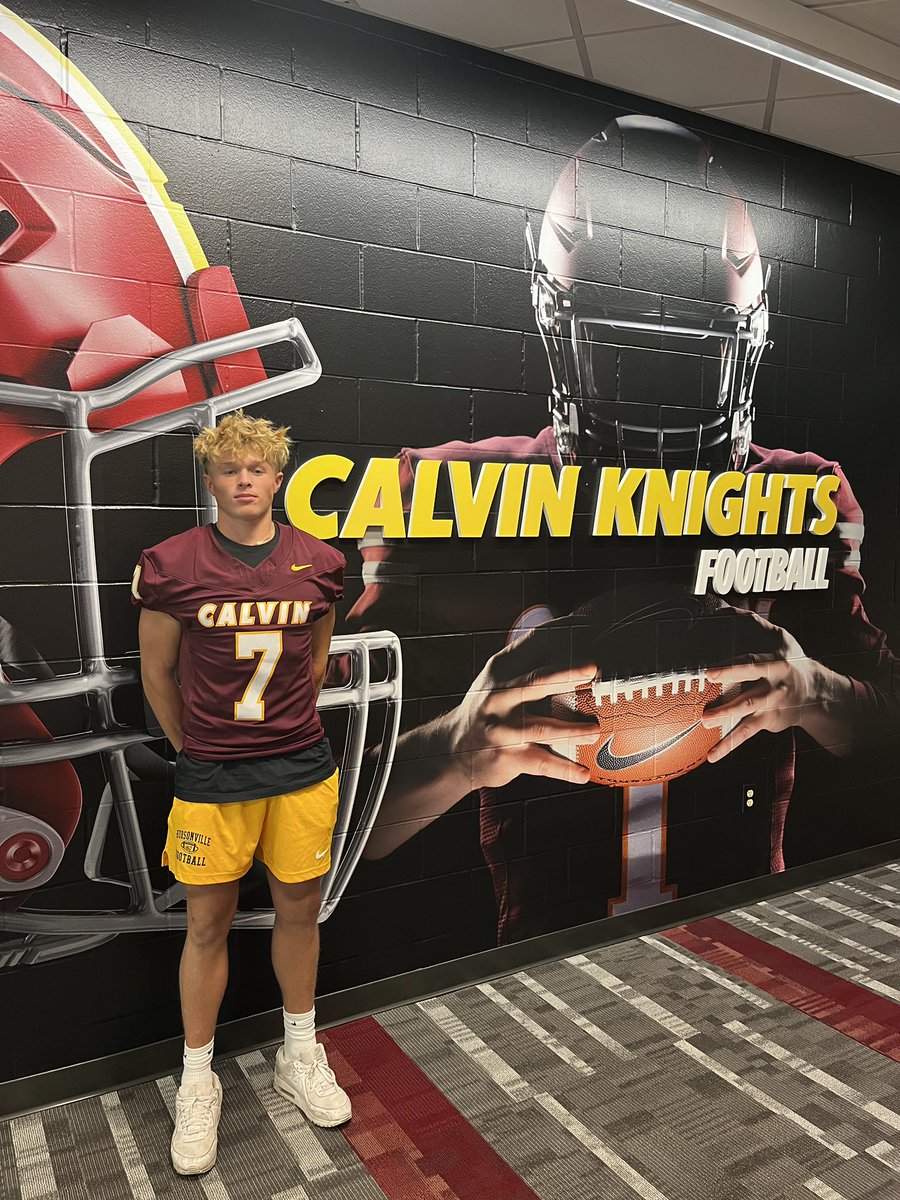Cole Williams (@colewilliams412) on Twitter photo After some awesome conversations, visits, and camp, I am blessed to receive an offer from <a href="/CalvinKnightsFB/">Calvin Knights Football</a>! Go knights! <a href="/CoachTrentFigg/">Trent Figg</a> <a href="/CoachRyanPat/">Coach Ryan Patterson</a> <a href="/CoachBenDixon/">Ben Dixon</a> <a href="/brent_sandee/">Brent Sandee</a> @HudsyRecruiting <a href="/Hudsyfootball/">Hudsonville Football</a> After some awesome conversations, visits, and camp, I am blessed to receive an offer from <a href="/CalvinKnightsFB/">Calvin Knights Football</a>! Go knights! <a href="/CoachTrentFigg/">Trent Figg</a> <a href="/CoachRyanPat/">Coach Ryan Patterson</a> <a href="/CoachBenDixon/">Ben Dixon</a> <a href="/brent_sandee/">Brent Sandee</a> @HudsyRecruiting <a href="/Hudsyfootball/">Hudsonville Football</a>
