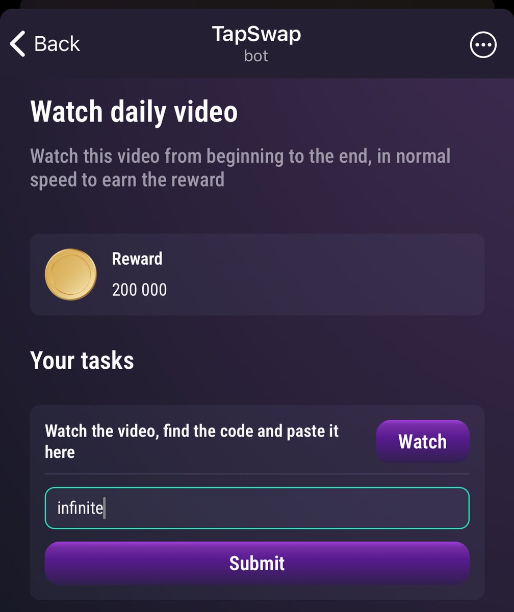 Rookie_Airdrop's tweet photo. ⭕️ Code #Tapswap 200k points 15/7 🎉
✅ Code 1: D5784VHPC377
✅ Code 2: infinite
🫰 Group: https://t.co/wEI6kTV8bH
#tapswap #codetapswap #airdrop #crypto #rookie_airdrop https://t.co/gLOGY49IvQ