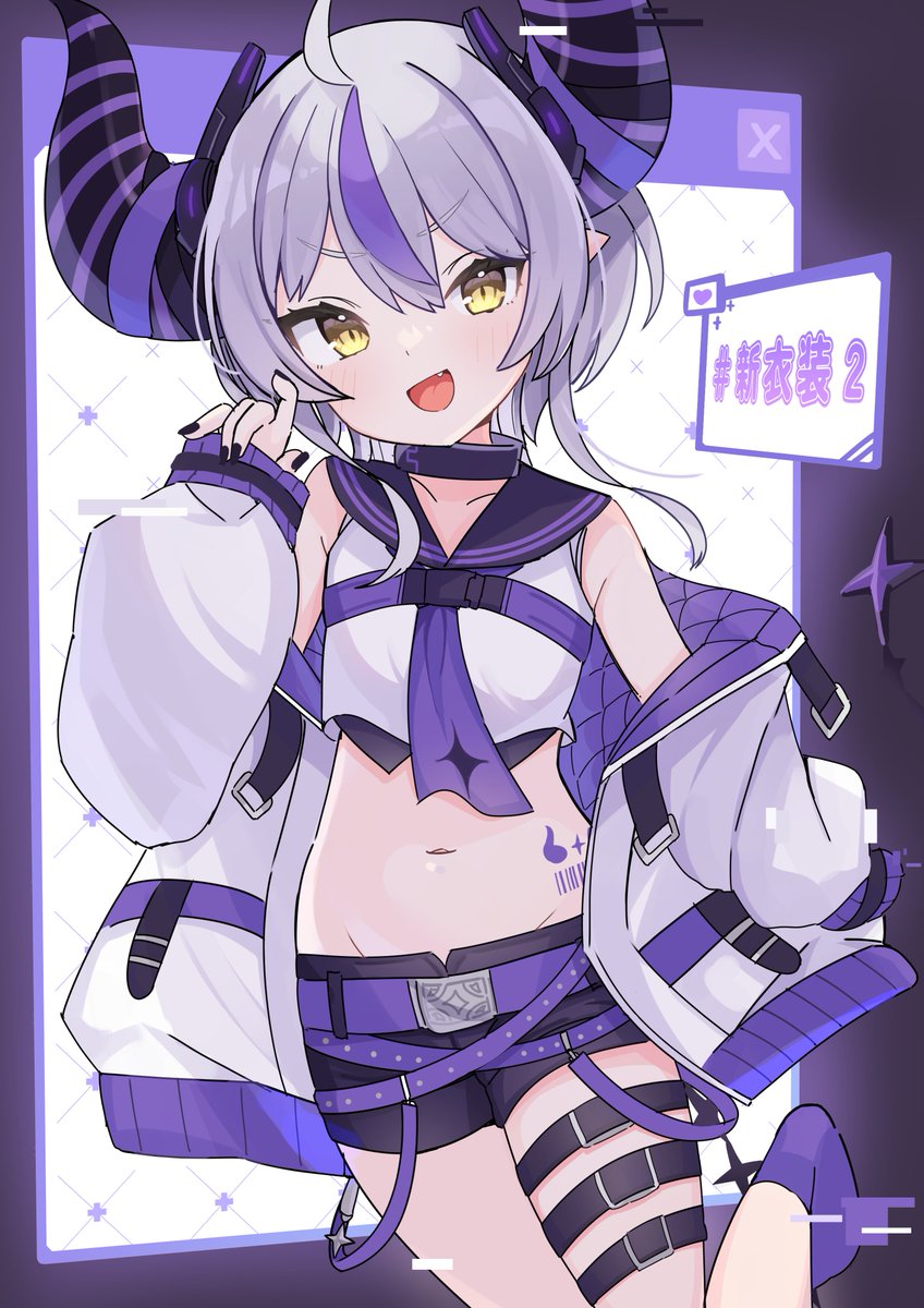 🎮💜 #laplus_artdesu #ラプ様新衣装2