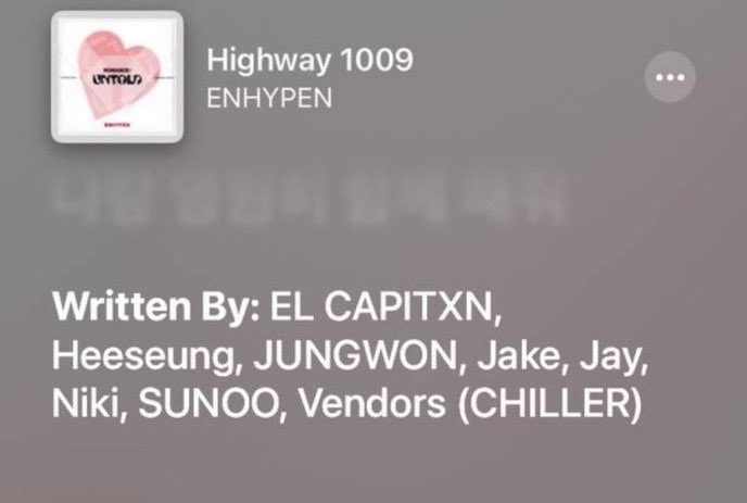 달 (@nksunbaem) on Twitter photo Hello <a href="/AppleMusic/">Apple Music</a> we noticed that #SUNGHOON's name is not included on 'Highway 1009' lyrics credit list at the end of the song and that #NI_KI’s name is spelled incorrectly—it should be Ni-ki. Kindly resolve these errors immediately. Thank you. Hello <a href="/AppleMusic/">Apple Music</a> we noticed that #SUNGHOON's name is not included on 'Highway 1009' lyrics credit list at the end of the song and that #NI_KI’s name is spelled incorrectly—it should be Ni-ki. Kindly resolve these errors immediately. Thank you.