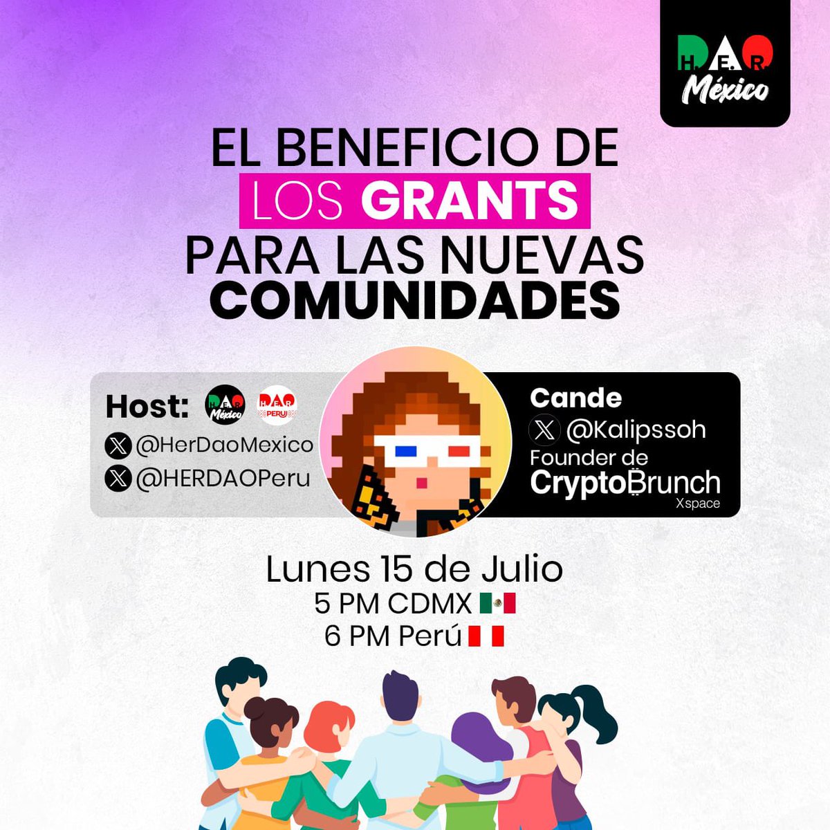 Kalipssoh's tweet photo. Gmgm!! 🌤️
Tengan excente inicio de semana!!🍀

Iniciamos con buenas noticias y más oportunidades como las que trae @HerDaoMexico 🫶 dentro de ellas, becas para poder asistir a uno de los eventos más importantes de la región: @ethereum_mexico 🥳👏🏼

Nos escuchamos HOY aquí 👇👇 https://t.co/H5MDnlzm1g