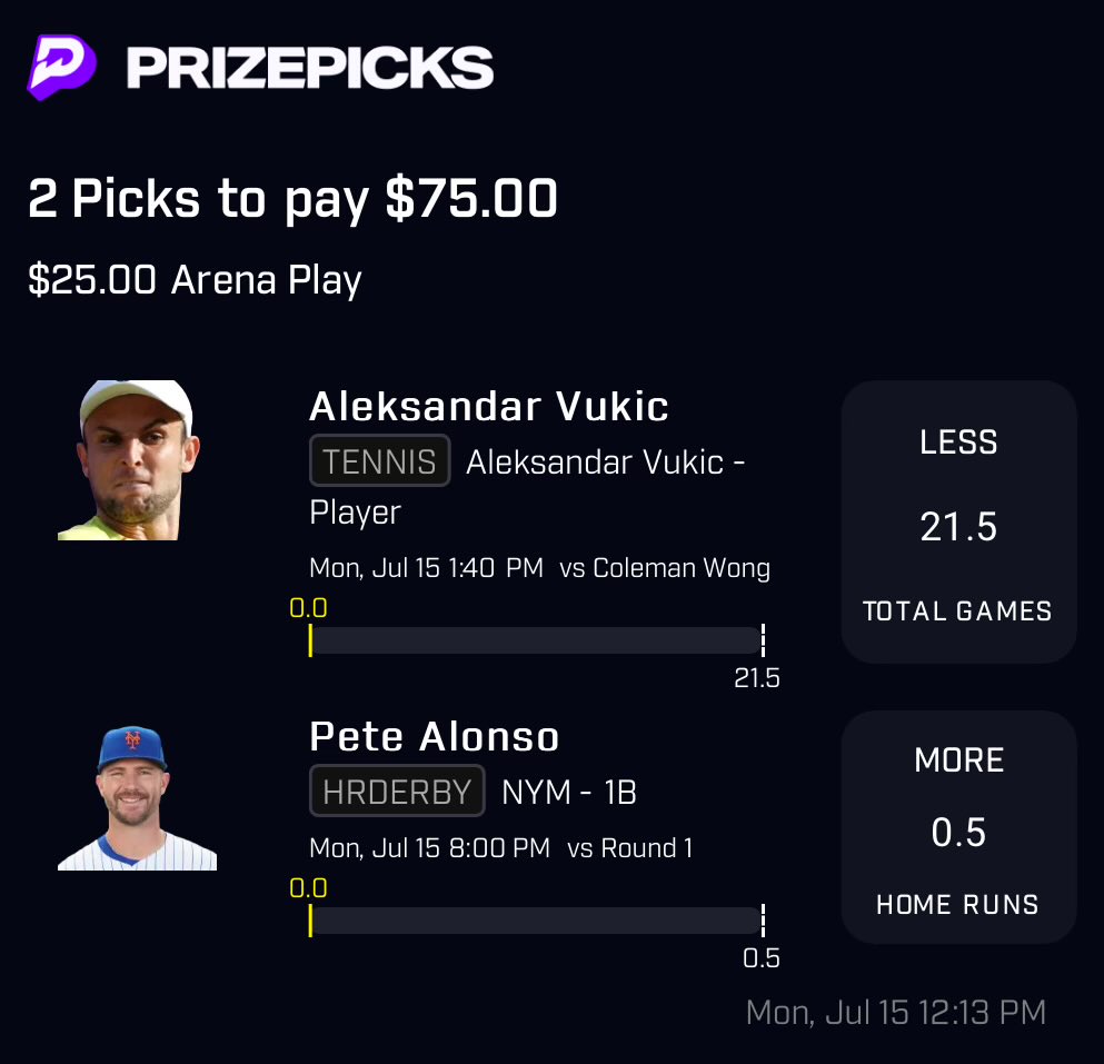 agent_meshi's tweet photo. HR Derby Free Square Pair 

vukic should win in straight sets. 

❤️ if tailing 

#PrizePicks #GamblingX #PlayerProps #HRDerby #ATP 

🔗: https://t.co/0gDcn0OKmB https://t.co/UnBUwrOJTP