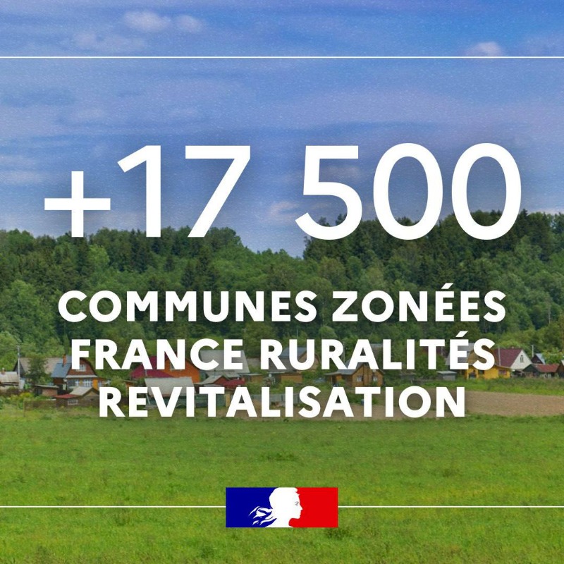 FaureDominique's tweet photo. #Ruralites | Depuis le 1er juillet, le zonage France Ruralités Revitalisation est entré en vigueur ! 

Grâce à lui, ce sont plus de 17 500 communes rurales qui vont être soutenues pour attirer plus facilement des médecins, des artisans, des commerçants, etc.