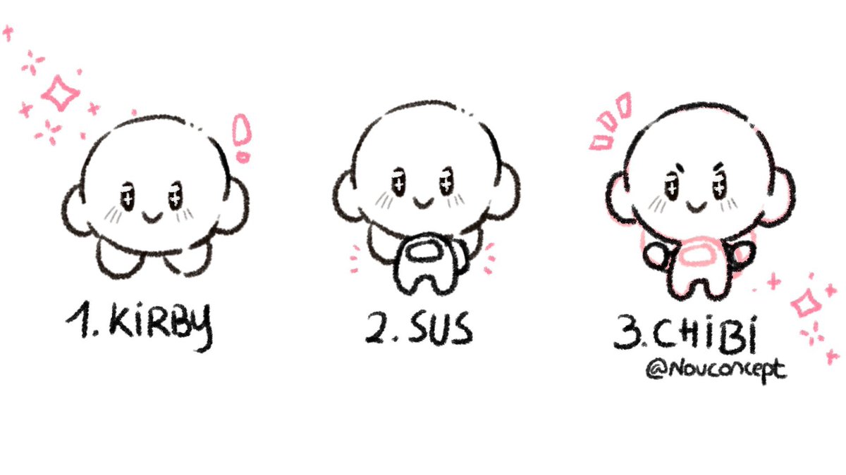 nouconcept's tweet photo. silly tips for drawing chibis easily! ✨ https://t.co/CtiQPXGrps