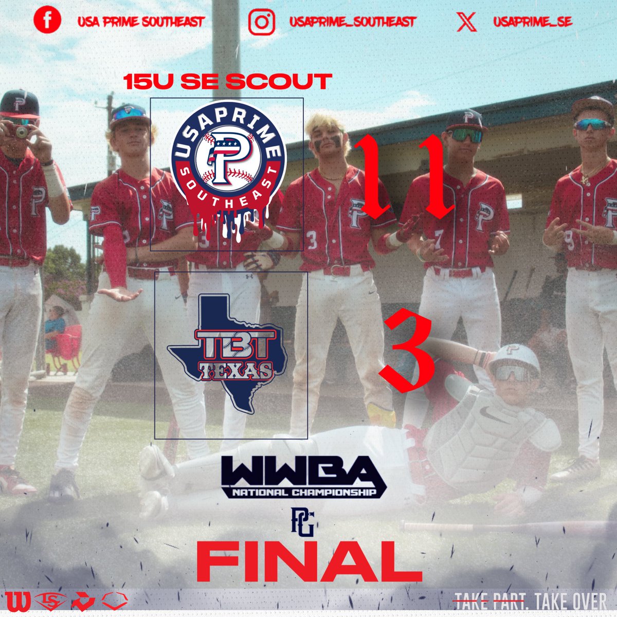 USA Prime Southeast (@usaprime_se) on Twitter photo 15U Scout opens their <a href="/PG_Tourney/">Perfect Game Tournaments</a> WWBA run with a big win. Offensively lead by <a href="/clark19_colton/">Colton Clark</a> going 2/3, 2RBI’s, 3B, <a href="/GunnerJohnson19/">Gunner Johnson</a> going 1/2, 1RBI, 3B, Will Carter going 1/3, 2B, 2RBI’s. On the mound <a href="/ridge_brown10/">Ridge Brown</a> earned the win with 5IP, 1ER, 11K’s 🔥
<a href="/PG_Scouting/">Perfect Game Scout</a> 15U Scout opens their <a href="/PG_Tourney/">Perfect Game Tournaments</a> WWBA run with a big win. Offensively lead by <a href="/clark19_colton/">Colton Clark</a> going 2/3, 2RBI’s, 3B, <a href="/GunnerJohnson19/">Gunner Johnson</a> going 1/2, 1RBI, 3B, Will Carter going 1/3, 2B, 2RBI’s. On the mound <a href="/ridge_brown10/">Ridge Brown</a> earned the win with 5IP, 1ER, 11K’s 🔥
<a href="/PG_Scouting/">Perfect Game Scout</a>