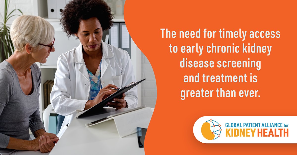 globalkidney's tweet photo. The need for timely access to early screening and treatment of chronic kidney disease is greater than ever. GloPAKH envisions health care systems that prioritize access to comprehensive screening &amp; early treatment.

Learn more at https://t.co/KIgcBTNYB5

#ForKidneyHealth #CKD https://t.co/QzriAlUacX