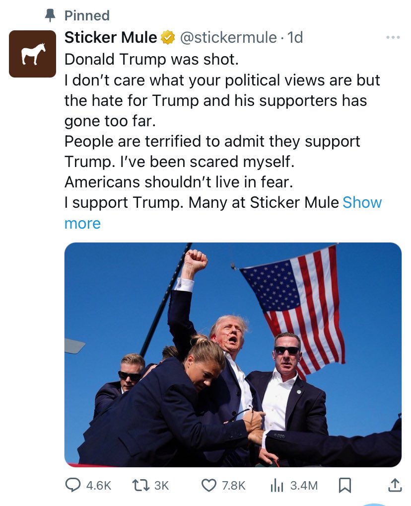 We are a global community that supports the rights of all. If you use StickerMule we suggest finding other sticker printing companies and we do have a list. Protect yourself and others. US based followers VOTE THIS NOVEMBER like your life depends on it, because it does.