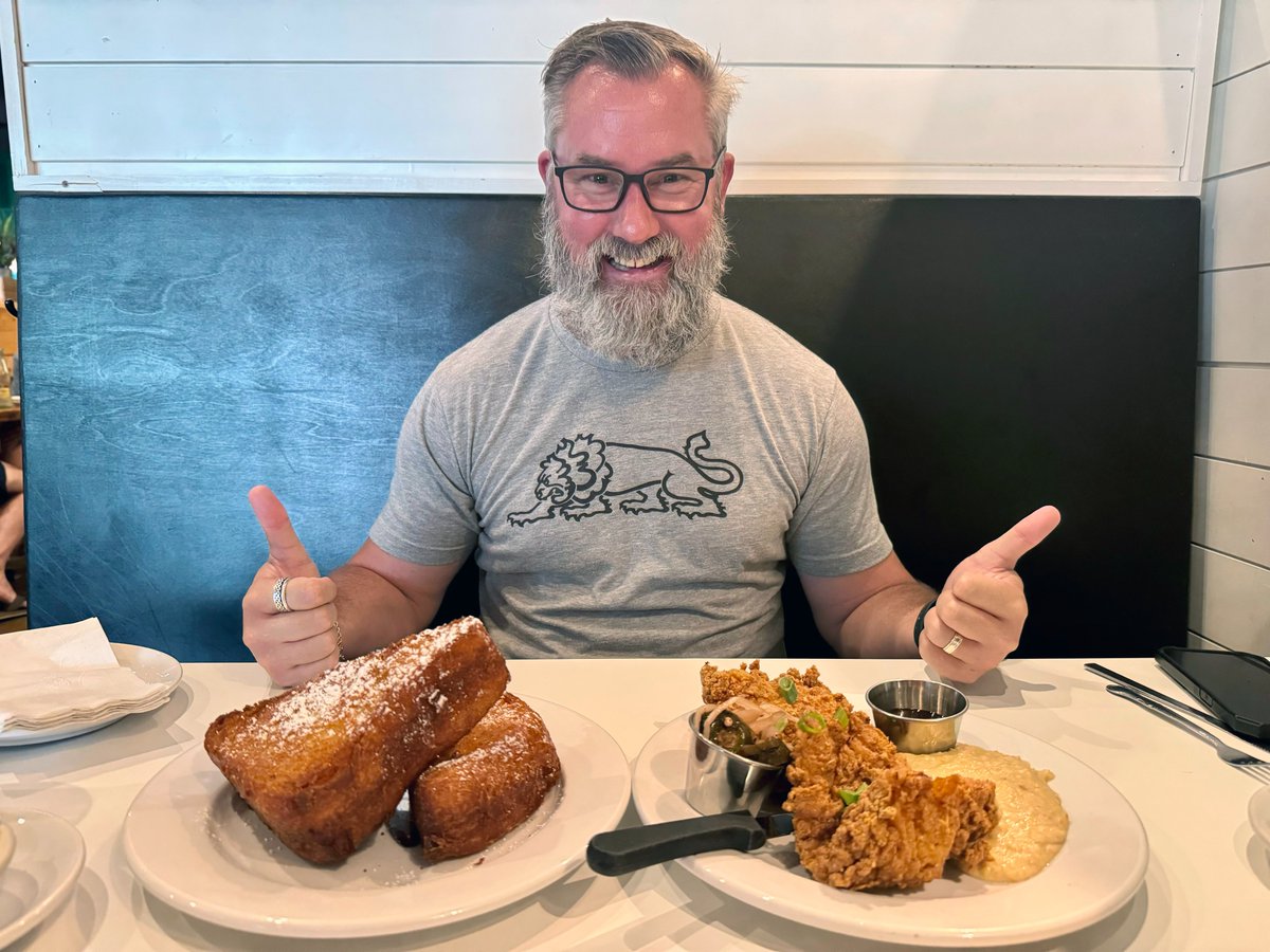 Photographing at "Magic Hour" in the heart of summer requires arriving onsite with our gear by 5:30am. Yes, it's early! A reward for these insanely early morning summer shoots is often Second Breakfast! #thephotolife #eatinginstyle #thegoodlife | Phoebe's Diner in Austin