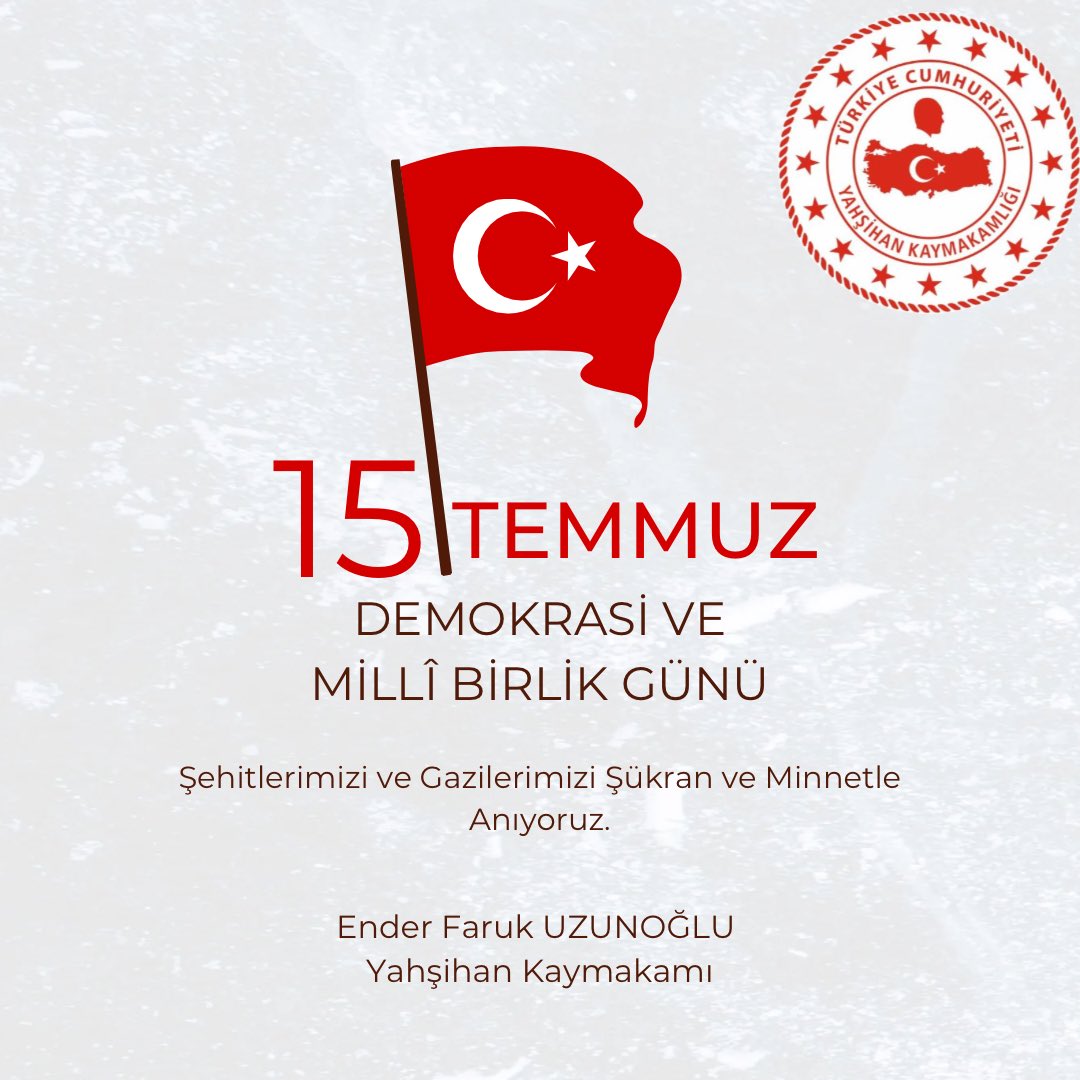 YahşihanKaymakamlığı tweet media