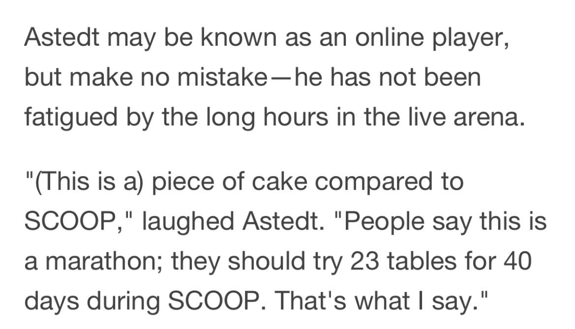 Most players don't understand how incredible it is what Lena900 has accomplished in the game of poker. 

His ability to play on the highest level against the toughest players with an incredible winrate, 20-tabling for over a decade... mindboggling.

What a legend. I root for him.