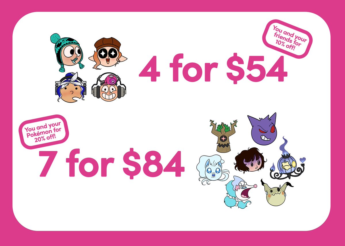 XCuber2's tweet image. I'm opening commissions for icons and emotes!
This is a great way to update your look online or get some fun new emotes for Discord or Twitch, etc.
Just pick a face and a character and I'll take care of the rest! Feel free to DM with questions!
#commissionopen #Icons #emotes