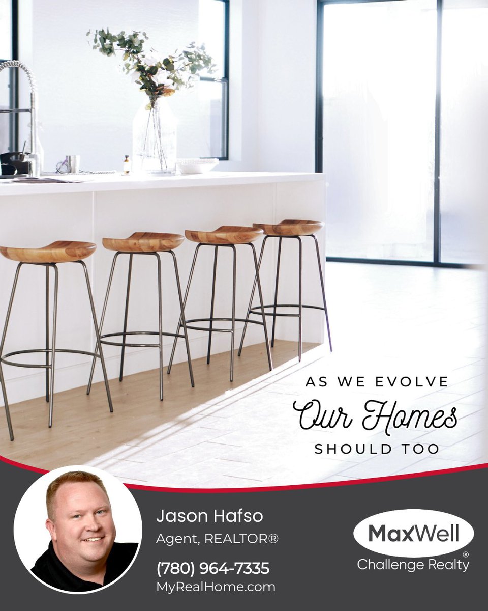 jasonhafso's tweet image. Just as we evolve and grow, so should our homes! 🏠

Embrace new opportunities and let your living space reflect your journey. 

#homeevolution #growthmindset #newopportunities #MyRealHome #YEGRealEstate