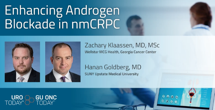 UroToday.com (@urotoday) on Twitter photo Care for patients with nonmetastatic castration-resistant #ProstateCancer. <a href="/GoldbergHanan/">Hanan Goldberg</a> <a href="/UrologyUpstate/">Upstate Urology</a> and <a href="/zklaassen_md/">Zach Klaassen</a> <a href="/GACancerCenter/">Georgia Cancer Center</a> discuss this evolving landscape and the impact of PSMA PET scans on diminishing this patient category. #WatchNow > bit.ly/3uZ9nJ1 Care for patients with nonmetastatic castration-resistant #ProstateCancer. <a href="/GoldbergHanan/">Hanan Goldberg</a> <a href="/UrologyUpstate/">Upstate Urology</a> and <a href="/zklaassen_md/">Zach Klaassen</a> <a href="/GACancerCenter/">Georgia Cancer Center</a> discuss this evolving landscape and the impact of PSMA PET scans on diminishing this patient category. #WatchNow > bit.ly/3uZ9nJ1