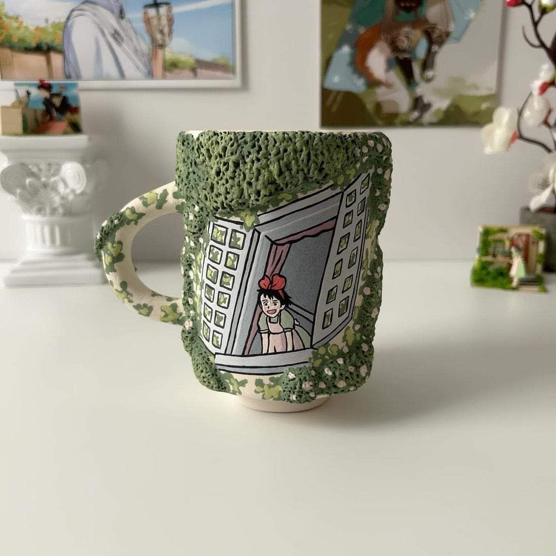 anime_'s tweet photo. Ghibli cups are the cutest thing ever https://t.co/w3FE204Kxh