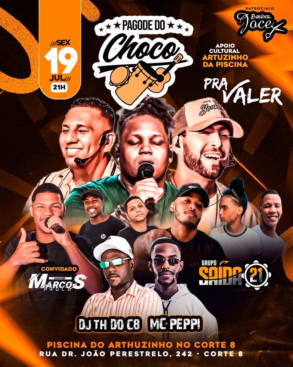 JBellycoff's tweet photo. Boa Tarde Galera Aproveitando essa Segunda Feira Abençoada Para convidar vocês Pra curtir um Pagodinho Com o Grupo Saída 21 fazendo  o Melhor do Samba e Pagode com muitos convidados e um Mega Show do Grupo Pra Valer Tudo Isso com Entrada 0800 então já Marquem na Sua Agenda. https://t.co/d3ITZvxTGC