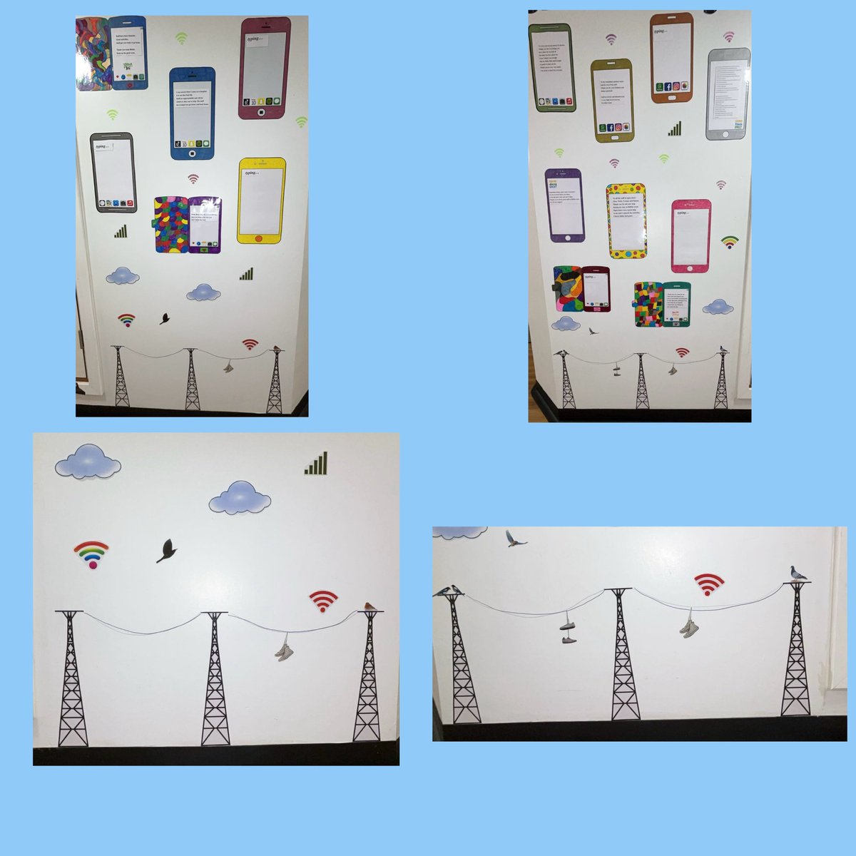 NickiKershaw87's tweet photo. Well this was a hard task motivating our service users to get involved with this but we finally got there. Ribble wards discharge wall #teamribble @WeArePendleview @WeAreLSCFT https://t.co/l3TV4KeQ6s