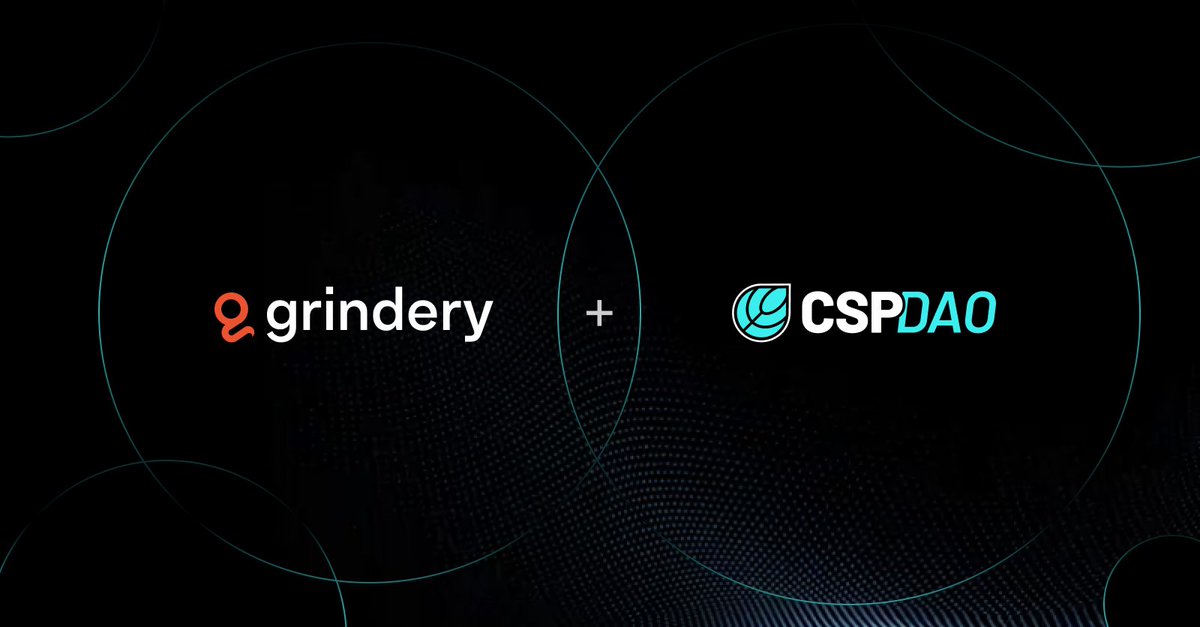 We are excited to announce that <a href="/csp_dao/">CSP DAO</a> has joined Grindery as an investor 🤝

Together, we are committed to making Web3 more accessible with our leading EVM Smart Wallet for Telegram!