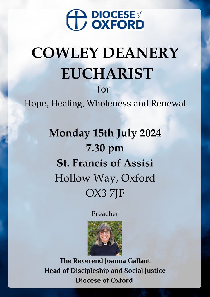 CowleyTeam's tweet photo. Tonight @CowleyTeam @oxforddiocese #AllAreWelcome https://t.co/UayrrAjbmQ