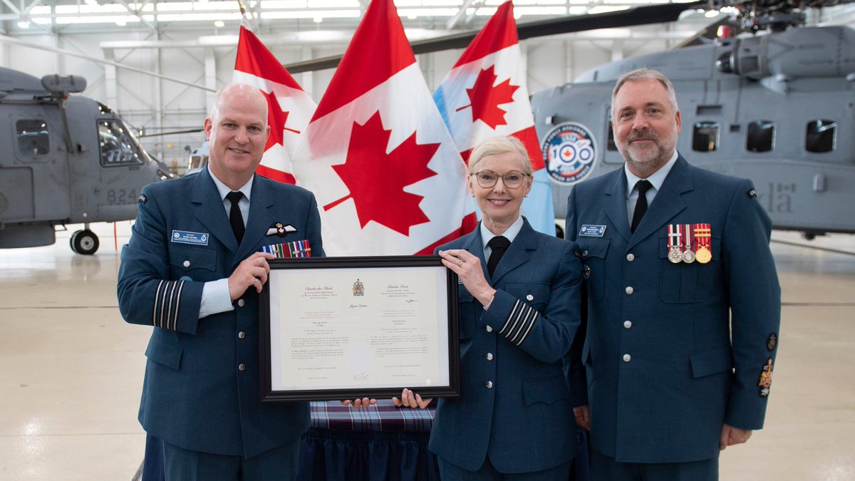 HfxStanfield's tweet photo. We’re thrilled to announce the appointment of our President and CEO, Joyce Carter, @HIAACEO, as Honorary Colonel for 12 Wing in Shearwater within the @RCAF_ARC  Royal Canadian Air Force!
Congratulations, Joyce! Learn more: https://t.co/vu8mB5dMVq https://t.co/fqzluvO75n