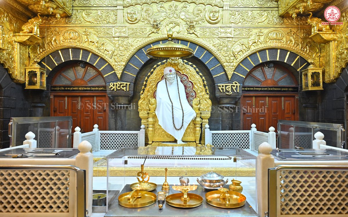 SSSTShirdi's tweet photo. *!! ॐ साई राम !!*
*श्री साईबाबा संस्थान विश्वस्त व्यवस्था,शिर्डी*
*!! ॐ Sai Ram !!*
*Shri Saibaba Sansthan Trust, Shirdi*
≈≈≈≈≈≈≈≈≈≈≈≈≈≈≈≈≈
 *आरती :-  शेजारती*
*सोमवार १५ जुलै २०२४*    
*Aarti :-Shejarti*  
 *Monday 15 July  2024* https://t.co/N7AvLlmdId