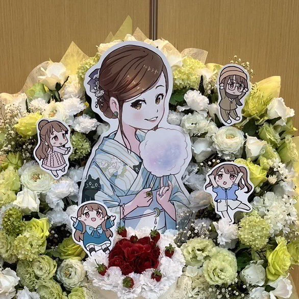 イベントに出すフラスタなどにイラスト欲しいよーっていう方、お手伝いできます… 気軽にご相談ください…