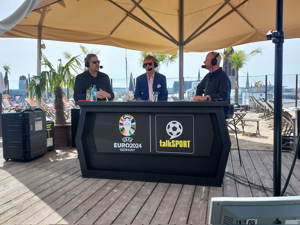 Lukkaas_Gregory's tweet photo. 5 weeks, 25 live shows produced.

From Munich to Dusseldorf to Frankfurt, back to Dusseldorf and then to Berlin. England fell short against the standout team, Spain 🇪🇸 

Euro 2024 on talkSPORT, that's a wrap 🏆 https://t.co/kiLZVVBrZh