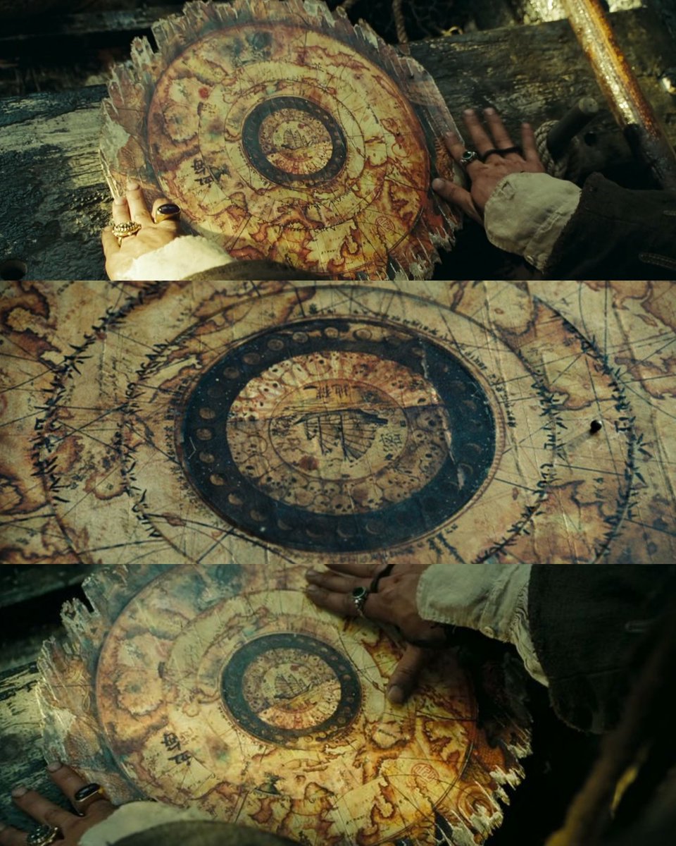 The details of the mao kun map known as the 'navigational map' of ...