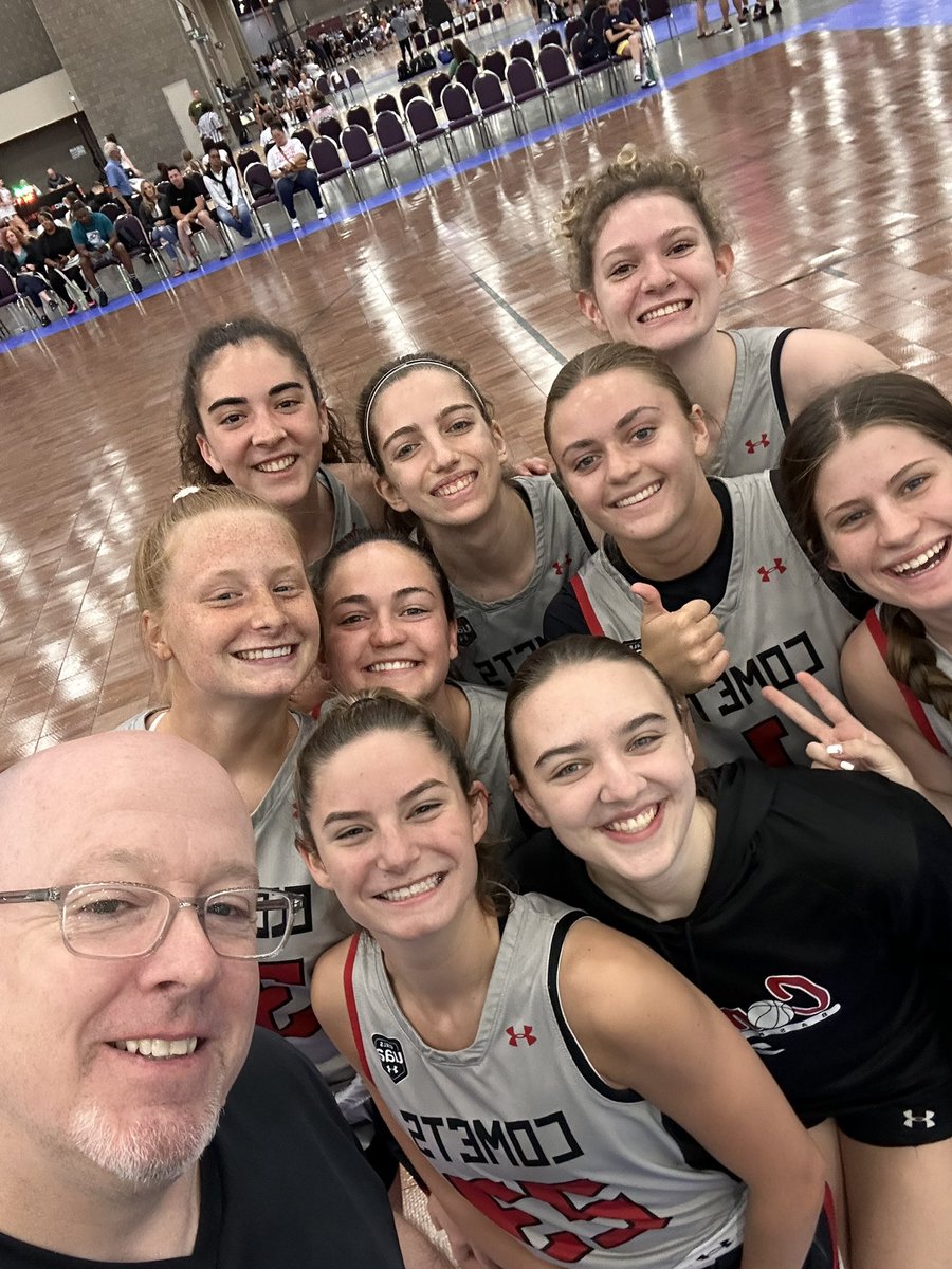 Started doing this AAU stuff to coach my twin daughters and watch my youngest play the game I love.  Was lucky to be given a chance to coach another group &amp; I can truly say these ladies were a blast.  Wish them all of the best in their journey.  Their futures are bright!!