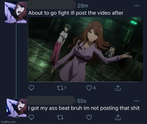 The vission came to me