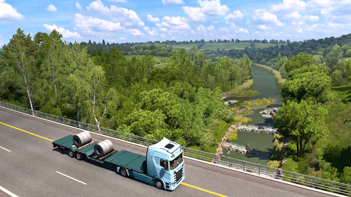 AchillesSibir's tweet photo. Scania S BEV
Kilkenny-Waterford #1
Promods 2.70 Ireland
#ets2 #EuroTruckSimulator2 #promods #ProModsETS2 #BestCommunityEver #SCSsoftware #AchillesSibir #scaniagroup https://t.co/HOXUi28iVN