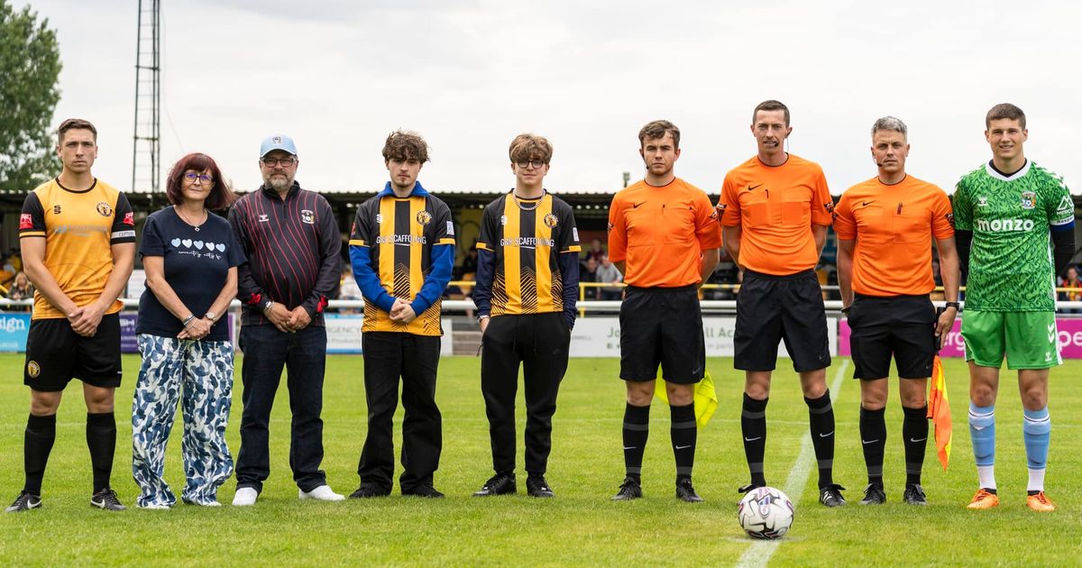 Dad says 'amazing' as Leamington FC and Coventry City remember Keaton Slater bit.ly/4bIVwFN