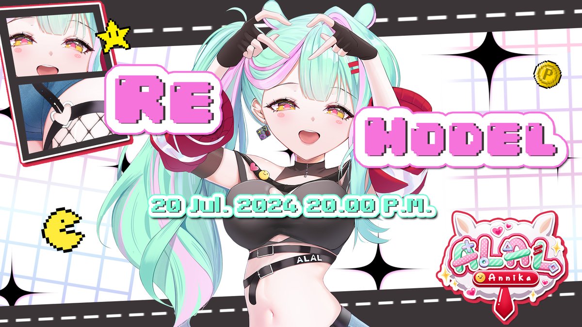 ALALAnnika's tweet photo. ⚠️ ไลฟ์ที่ห้ามพลาด!! ⚠️
【  Live  RE-MODEL 🔴 】จีบหนูหน่อย หนูโตขึ้นนะ พร้อมฉลองวันเกิด

วันที่ 20 ก.ค. 2024  เวลา 20.00 น. (GMT+7)
รับชมได้ที่...
https://t.co/Px76gs1fVb

ร่วมอวยพรวันเกิดได้ที่
https://t.co/8CZQQaqzu8

#ALALCh #ALALive #Vtuber #VtuberTH https://t.co/3eKGld7z28