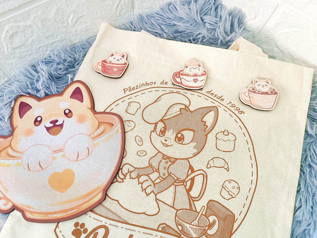 DragonitoStudio's tweet photo. Já almoçaram? Porque acabou de sair uma fornada quentinha de produtos! 🥰🍞

Confira a coleção Pataria! Disponível como kit e também vendido separadamente ✨

Garanta a sua na mesa 119 no Anime Friends, de 18 a 21 de Julho no Distrito Anhembi em São Paulo! https://t.co/aVv2CMWOnX