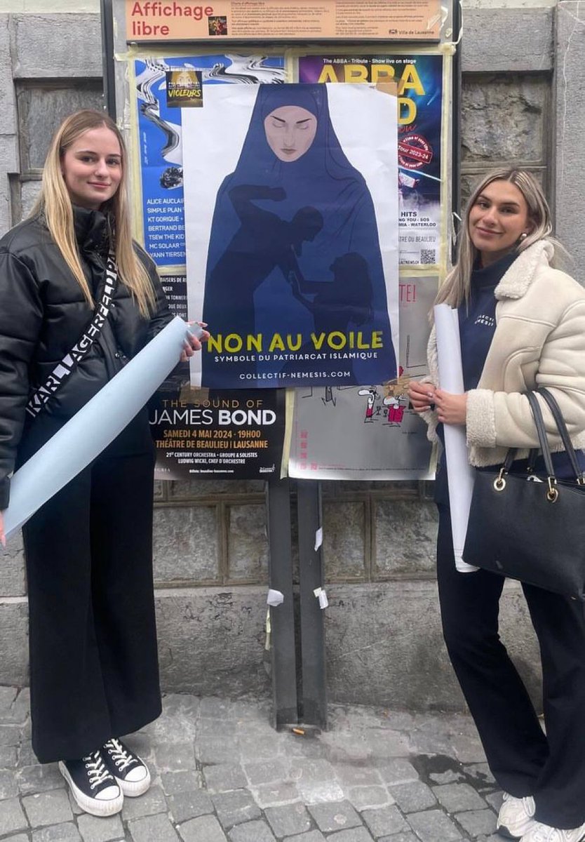 realMaalouf's tweet image. “No to the veil”

Switzerland banned Islamic head coverings and no longer recognizes Islam as an official religion via referendum.

This is what democracy looks like. Other European countries would vote the same if they were allowed to.