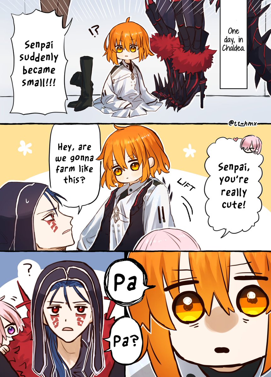 carlikun's tweet photo. Master became a little kid! EN ver.

Part 1/3 

※This is before Id. https://t.co/vwYRTcf6Jm