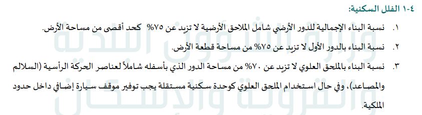 EngAhme30836830's tweet photo. 🔶️اهم التعديلات الجديدة علي اشتراطات المباني السكنية للفلل
✅ نسب البناء 
* الدور الارضي 75 %  بدلا من 70%
*الدور الاول 75% بدلا من 65%
* الملحق العلوي 70% بدلا من 50 % https://t.co/Oek9t5alrW