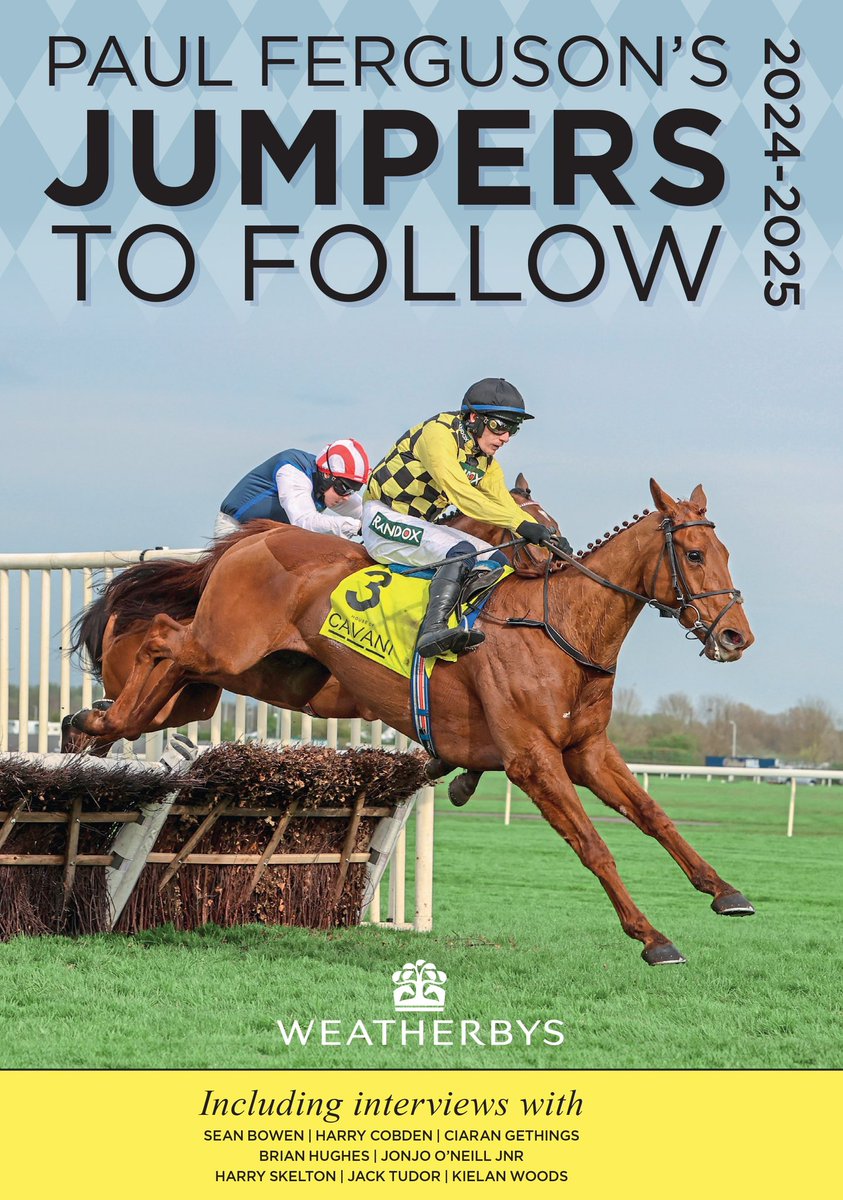 Work continues on Jumpers To Follow 2024-2025 and it can now be pre-ordered via Weatherbys’ shop ahead of September publication:
bit.ly/46SBcAE