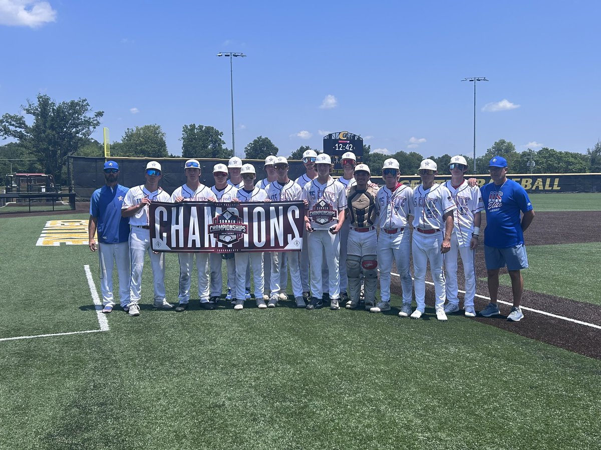 EliBoggs_7's tweet photo. Great team weekend winning the PBR 17u KY Summer Championship. Good weekend at the plate collecting 9rbis on the tournament. Also played solid defense at shortstop maintaining .977 fielding% on the season. 
@JamieTessoff 
@KTrewyn 
@mattgilbertson_ 
@bealsy9 
@USELITEWV25 https://t.co/QpImu63WAX