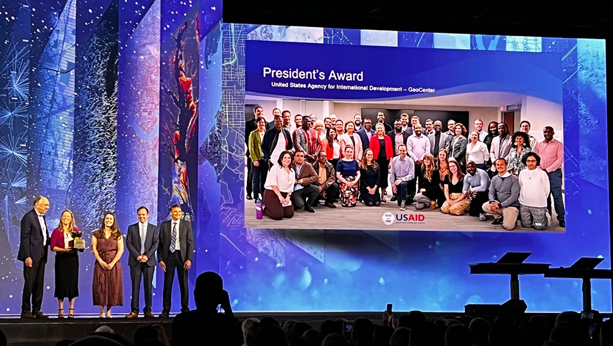 lucychepkosgei's tweet photo. Geospatial Congratulations 🎊 
Congratulations Carrie (USAID), on receiving the @Esri President's Award for utilizing the power of GIS to address significant challenges facing Kenyan communities 🇰🇪. Pongezi. 

@USAIDKenya @EsriUC @EsriEA @Sammie_Munyua https://t.co/PXP1MAtrVR