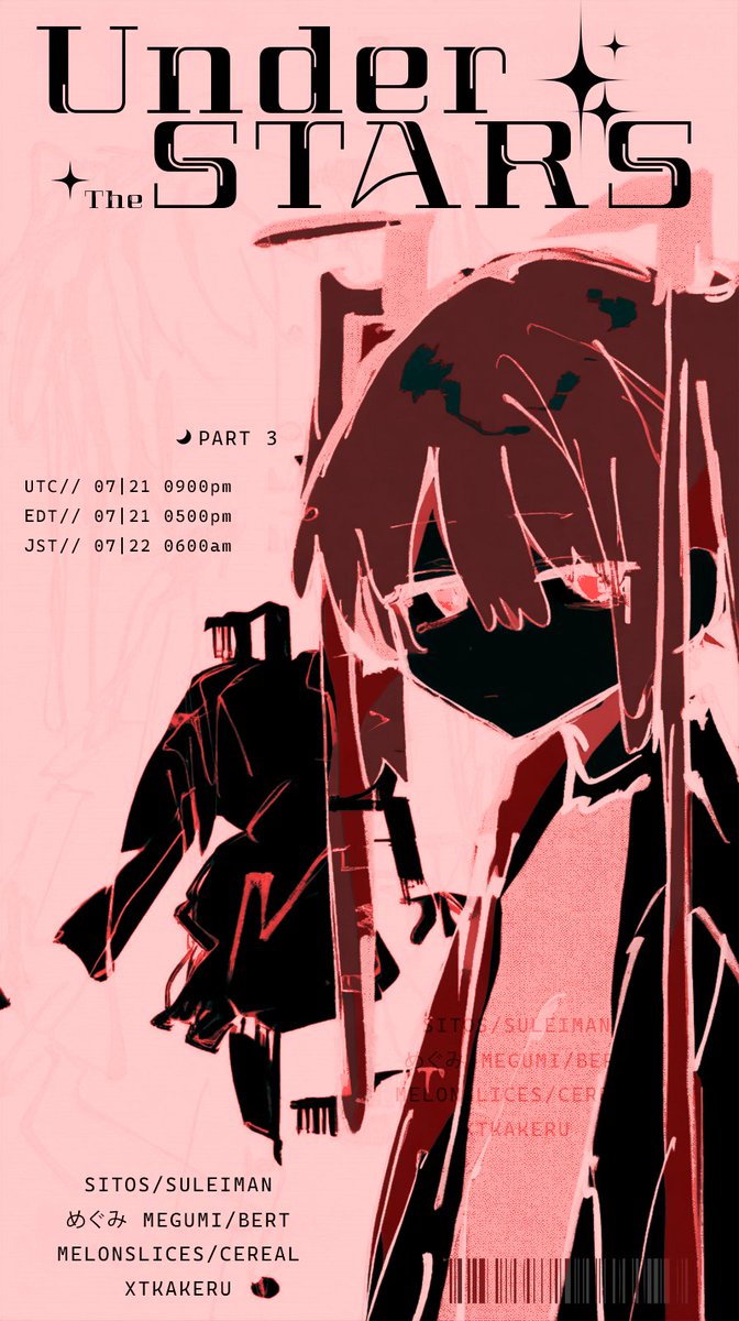 Lyricflame's tweet photo. Day 3 lineup 
@skyram92
@suleiman_jp 
@bert60hz 
@MEGUMIMUSIC
@Cereal15m
@melonslices_vr 
@xtkakeru https://t.co/joznOkNMOL