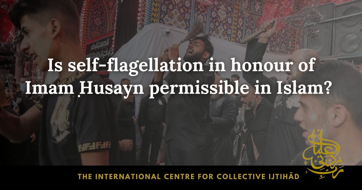 icci_online's tweet photo. As millions commemorate Imam Hussain's martyrdom, questions arise about the permissibility of self-flagellation in Islam. 

#ICCI states: "Islam allows self-flagellation if it doesn't cause lasting/fatal physical or psychological harm."

Read more: https://t.co/CXXaWqQ9ja https://t.co/XNBGrsyglq