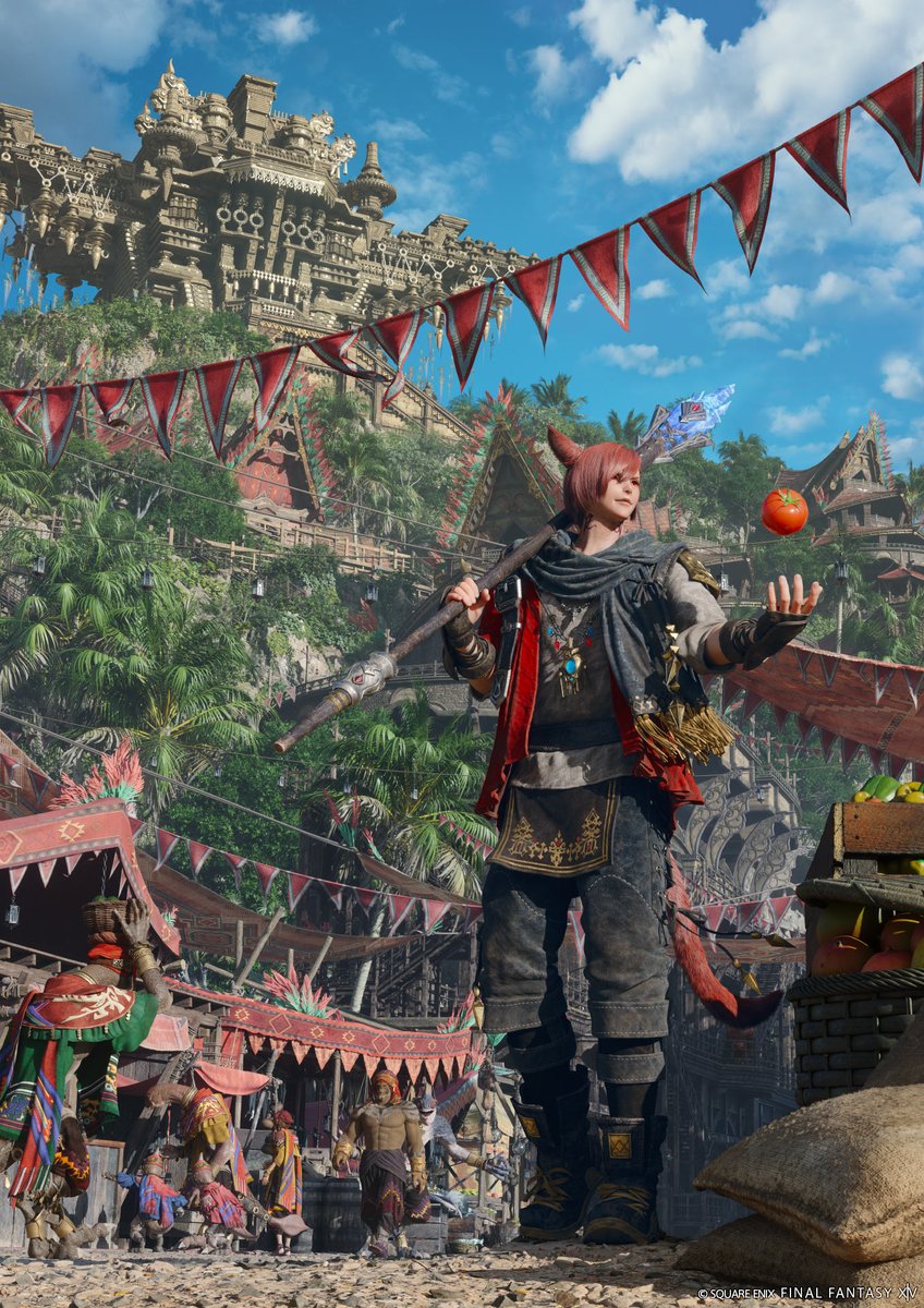 aitaikimochi's tweet photo. I'm not sure when the FFXIV Dawntrail website updated with the official static CG renders of Wuk Lamat, Erenville, Krile, and G'raha Tia, but they are indeed so beautiful 🥹 https://t.co/3hHKd9NWRj