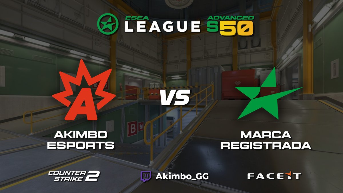 AkimboES's tweet image. The air smells fresh and the FACEIT servers feel cool... IT&apos;S GAMEDAY! Our first match of ESEA Season 50 Advanced is tonight at 8pm CDT!

We&apos;re playing #MarcaRegistrada aka ®, so be sure to watch live on our Twitch 😁🤝