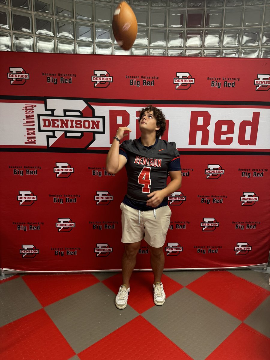 EthanBall25's tweet photo. Had an amazing time today @DenisonU for my official visit. Thank you @coachjo51 and @coachhatem for your hospitality and touring me around the athletic facilities. I can’t wait to be back for a game day visit! 

@SESFootball @StEdsAthletics 

@EraPrep @Andy_Villamarzo @DanLaForestFB @SSAAFootball @FlaHSFootball @SBLiveFL @ESPNTop63 @CitrusGridiron @PrepRedzoneFL @Sunshinerecrui7 
@larryblustein @CenFLAPreps @TopPreps @MohrRecruiting @SWiltfong247 @on3 @On3Recruits @GregBiggins @Perroni247 @BrandonHuffman @Andrew_Ivins @CoachReedLive @ChadSimmons_ @JeremyO_Johnson @samspiegs @LukeStampini @MattClareRivals @adamgorney @TheCribSouthFLA @RivalsWoody @RivalsWardlaw @RivalsFriedman @RivalsDylanCC @in_huddle @PatBernadeau @najitobias