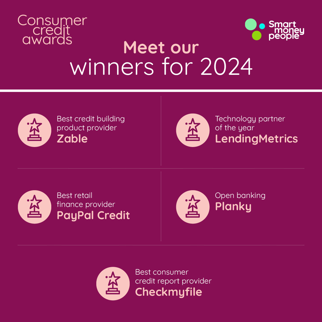 Consumer credit awards tweet media