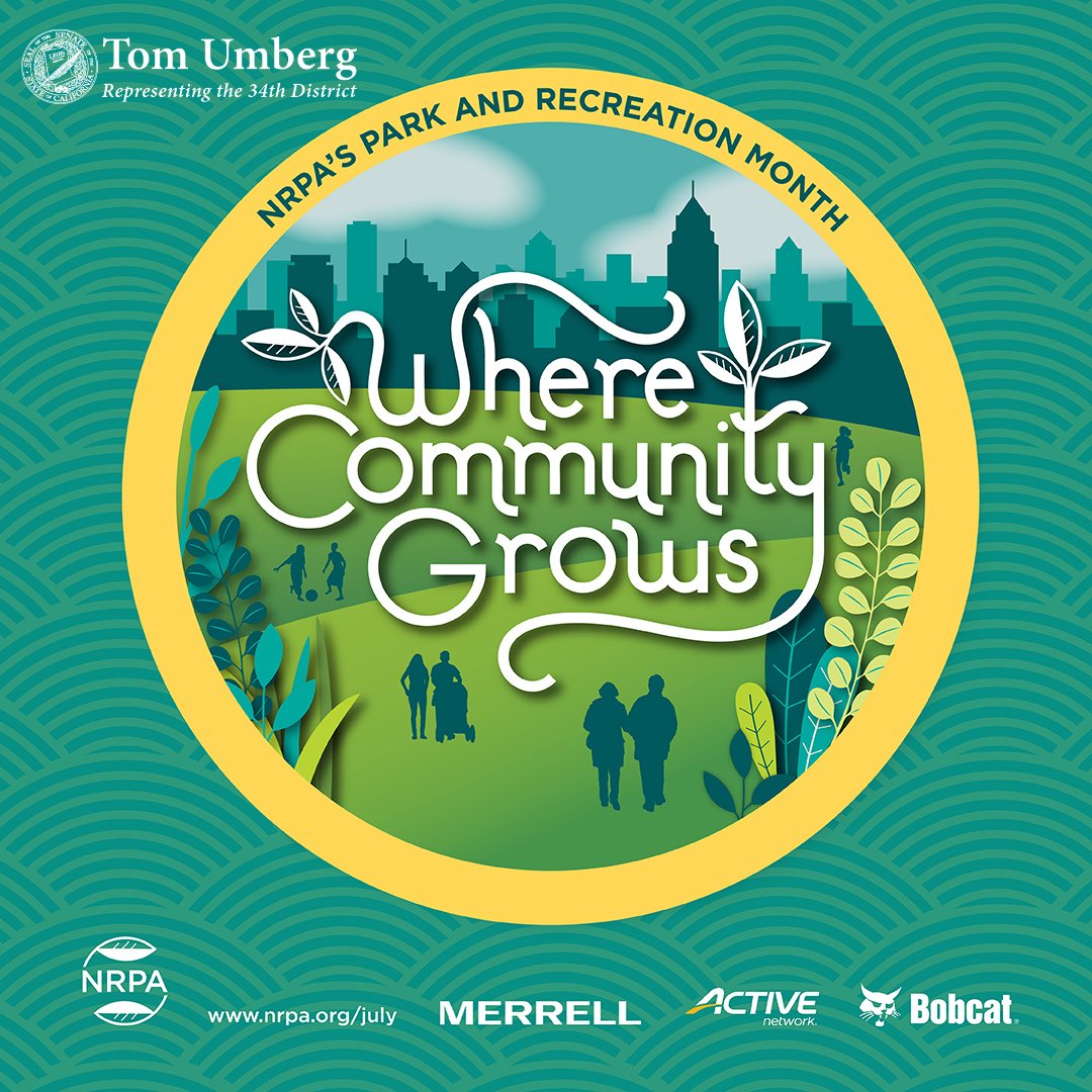 SenatorUmberg's tweet photo. Parks and recreation is proven to improve mental wellbeing.
Share how access to green space has made you feel a little brighter and happier on this Monday of #ParkandRecMonth24.
#WhereCommunityGrows, @NRPA_News https://t.co/svYQHgKjdC