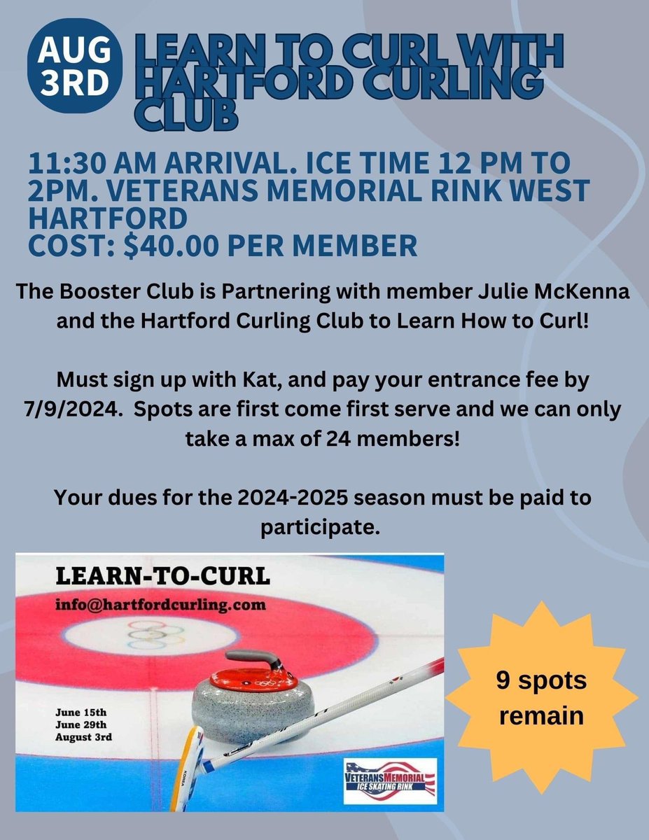 8 spots remain! 
hwpbc.org