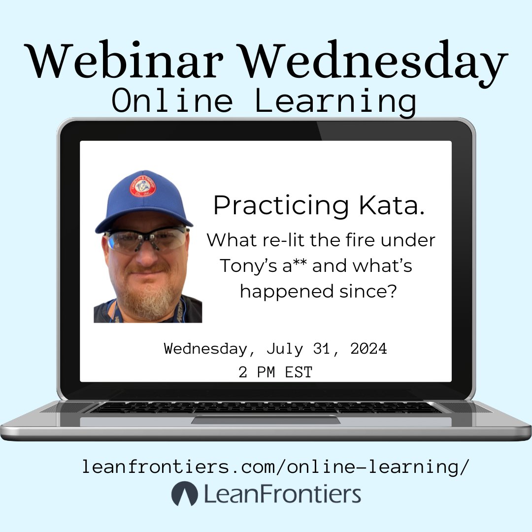 leanfrontiers's tweet photo. Webinar Wednesday!
Join us today at 2 PM ET!
Register--> https://t.co/OMyTD0UmBR

https://t.co/094dtX2vKp

#onlinelearning #webinarwednesday #webinar #leanfrontiers https://t.co/wiFpRjttnB