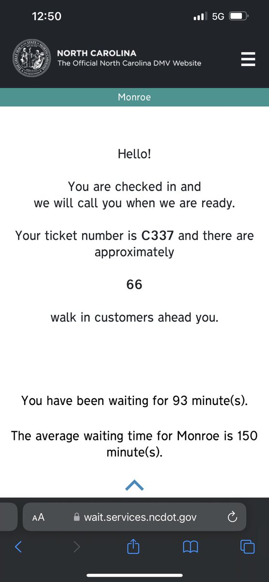 ThomasGoldkamp's tweet photo. You always hear about DMV horror stories. You never expect to find yourself in one. 

They’ve moved 18 people in the 93 minutes since I’ve been here, which means I’ll be done by the time College Football 27 is released. #ididthemath https://t.co/q9kXahIcuv
