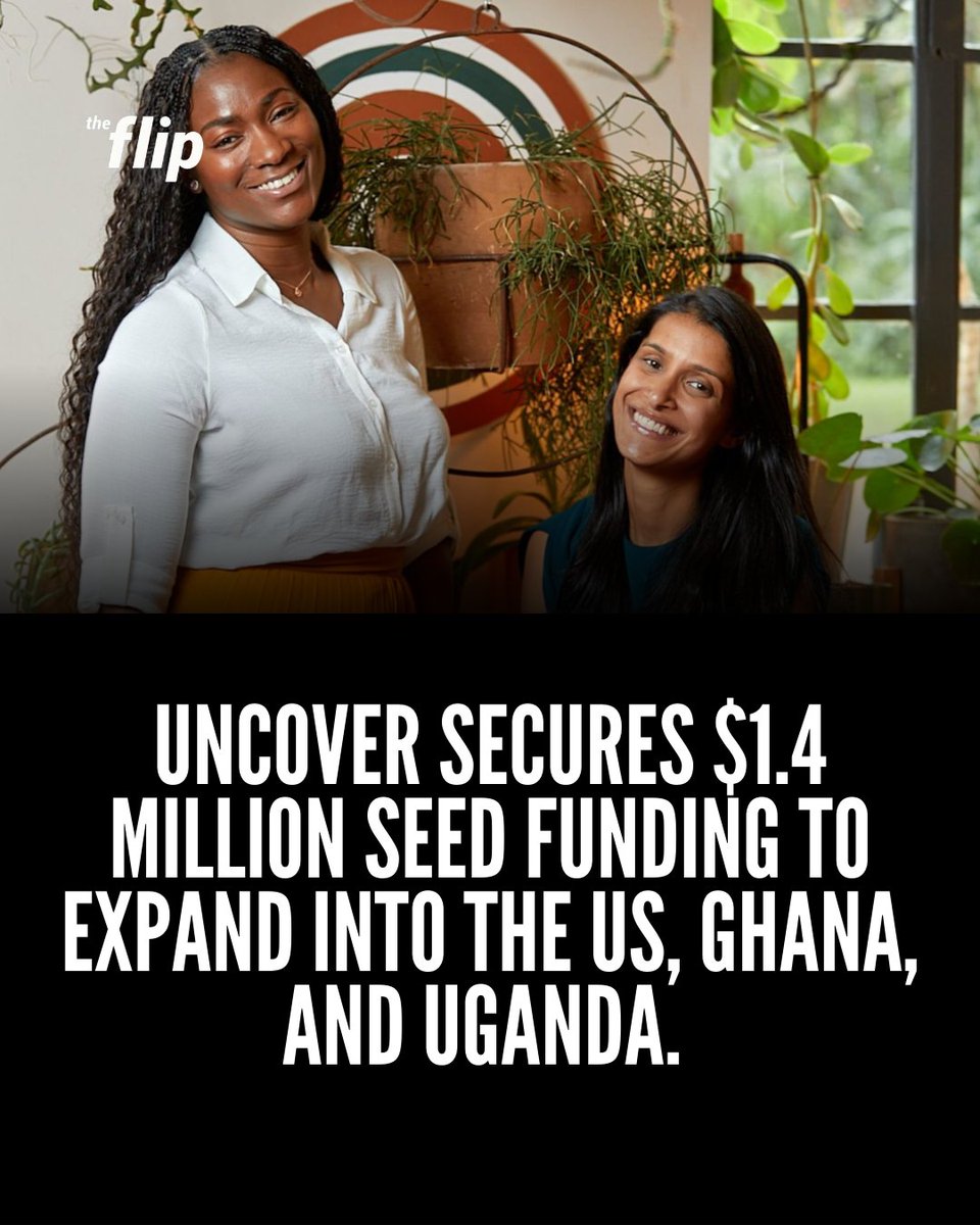 TheFlipHQ's tweet photo. This female-led startup just raised $1.4 million.

They've also raised $100,000 pre-seed from Antler VC in 2021 and $1 million in a 2022 seed round.

Here's everything we could gather about Uncover's latest funding round https://t.co/k2ya1DdOVr